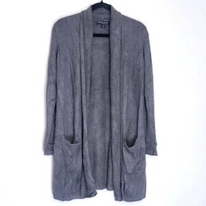 Barefoot Dreams Cardigan S Gray Coastal Grandma Minimalist Cozy Luxe